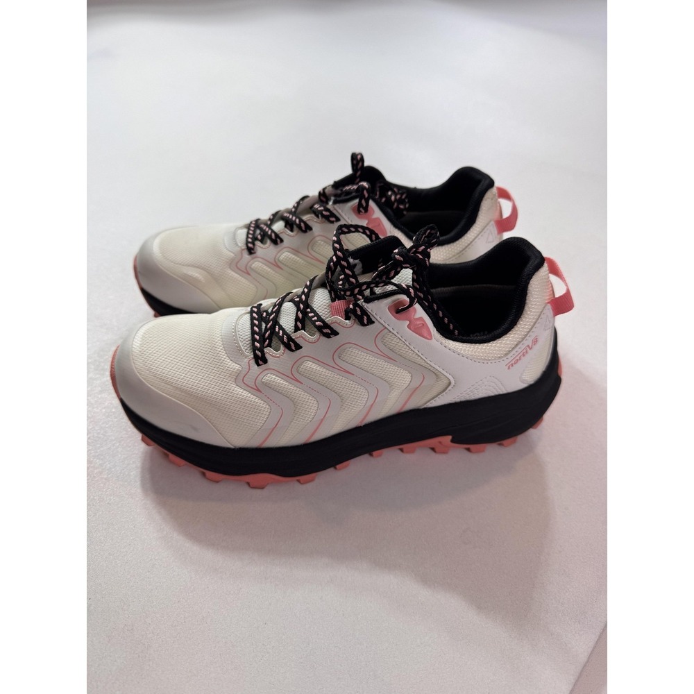 NORTIV 8 Shoes Womens Size 8 White Pink Mesh Trail Running Sneakers Hiking - Picture 4 of 9